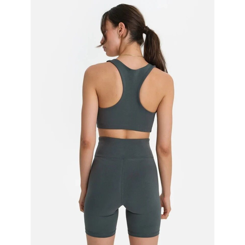 Mate the Label Women's Organic Stretch Sports Bra FOREST GREEN XS NWOT - Picture 5 of 8